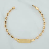 Pulso Bebé GC Placa Octagonal 1.8gr / 15.3cm / 3.22mm Oro Amarillo 18K %