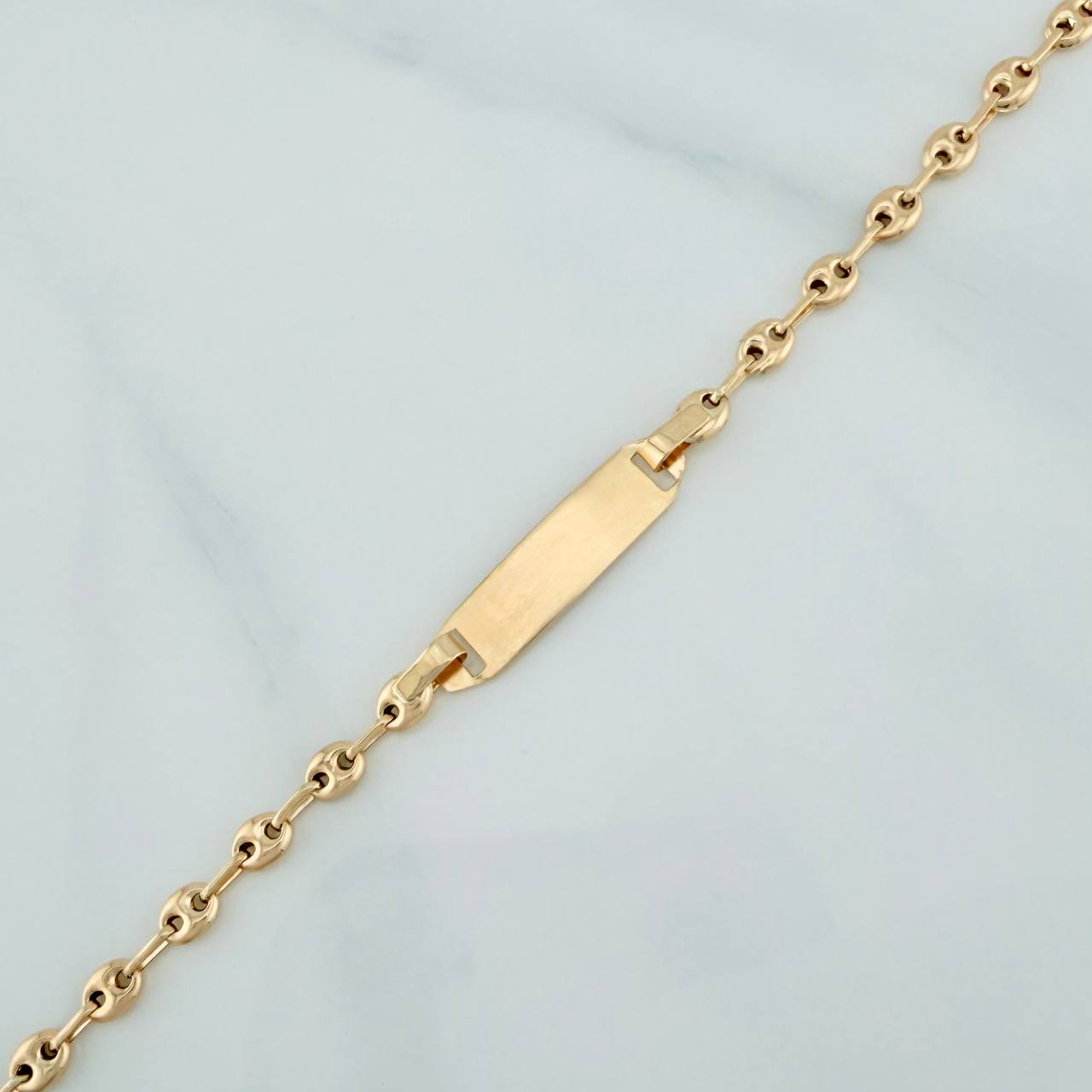 Pulso Bebé GC Placa Octagonal 1.8gr / 15.3cm / 3.22mm Oro Amarillo 18K %