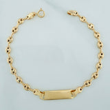 Pulso Bebé GC Placa Octagonal 1.95gr / 16.7cm / 3.2mm Oro Amarillo 18K &