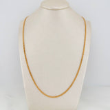 Cadena China 7.85gr / 61.3cm / 2mm Oro Amarillo 18K