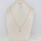 Set Cadena y Dije Veneciana+Ancla 1.15gr / 45.5cm / 0.34mm Oro Amarillo 18K (Oferta) $
