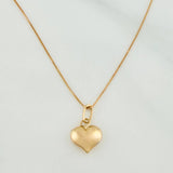 Set Cadena y Dije Veneciana+ Corazón 1.15gr / 45cm / 0.3mm Oro Amarillo 18K (Oferta) $