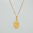 Set Cadena y Dije Veneciana+Virgen Guadalupe 1.3gr / 45cm / 0.3mm Oro Amarillo 18K (Oferta) $