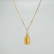 Set Cadena y Dije Veneciana+Virgen Guadalupe 1.3gr / 45cm / 0.36mm Oro Amarillo 18K (Oferta) $