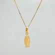 Set Cadena y Dije Veneciana+Virgen Guadalupe 1.3gr / 45cm / 0.4mm Oro Amarillo 18K (Oferta) $