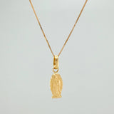 Set Cadena y Dije Veneciana+Virgen Guadalupe 1.3gr / 45cm / 0.4mm Oro Amarillo 18K (Oferta) $