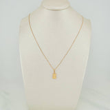 Set Cadena y Dije Veneciana+Oso Ts 1.25gr / 45cm / 0.25mm Oro Amarillo 18K (Oferta) $