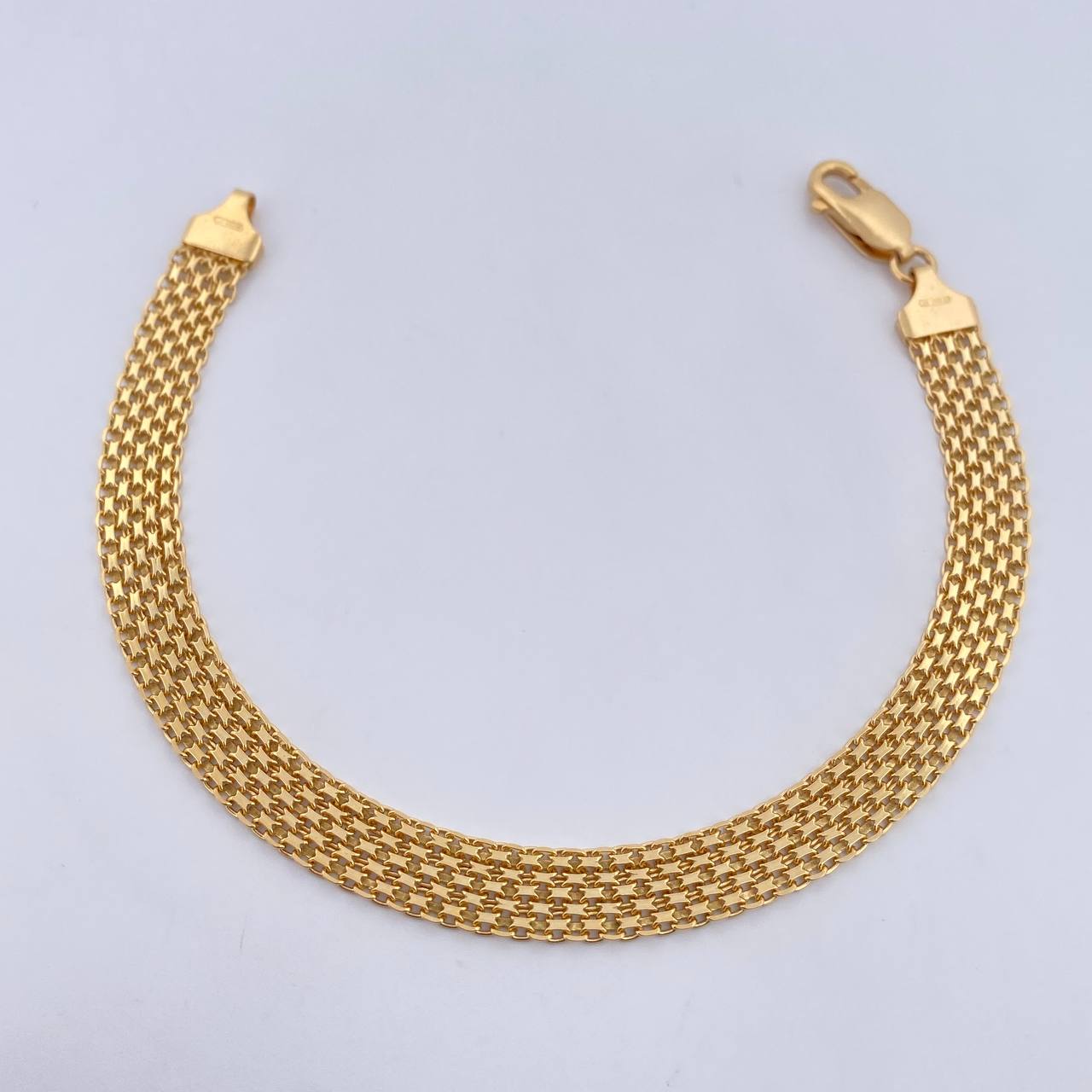 Pulso Chino 8.6gr / 19.9cm / 7.2mm Oro Amarillo +0 18K &