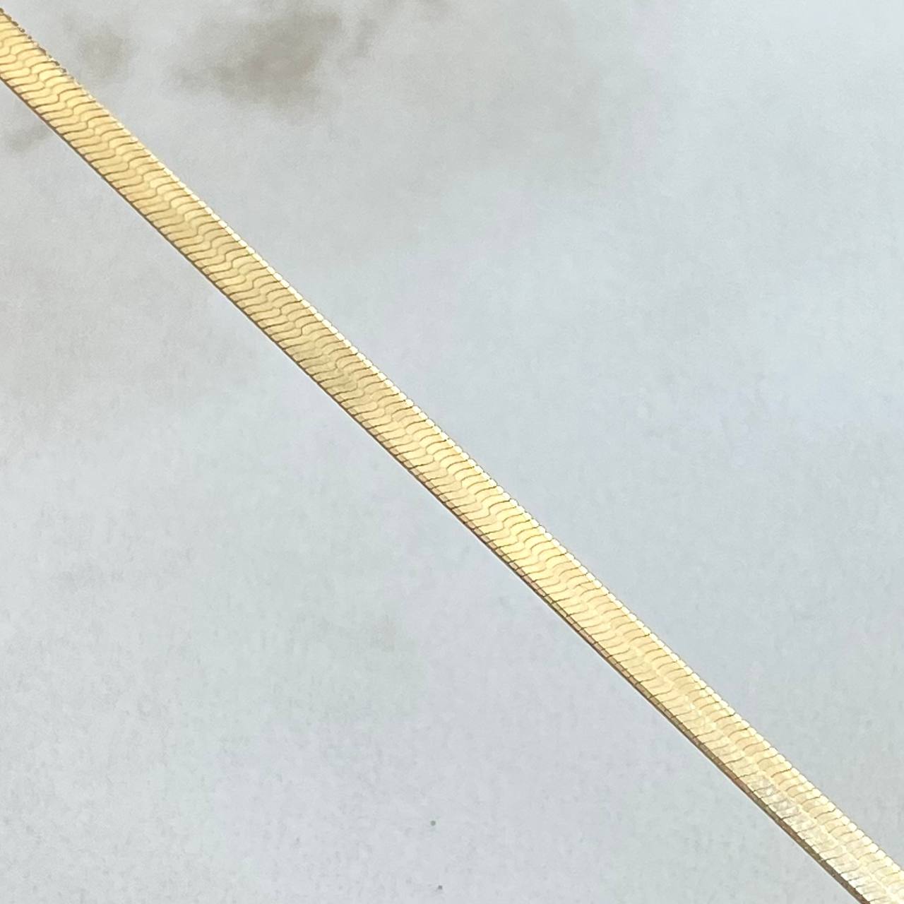 Cadena Espejo 4.6gr / 50cm / +3 Oro 18K