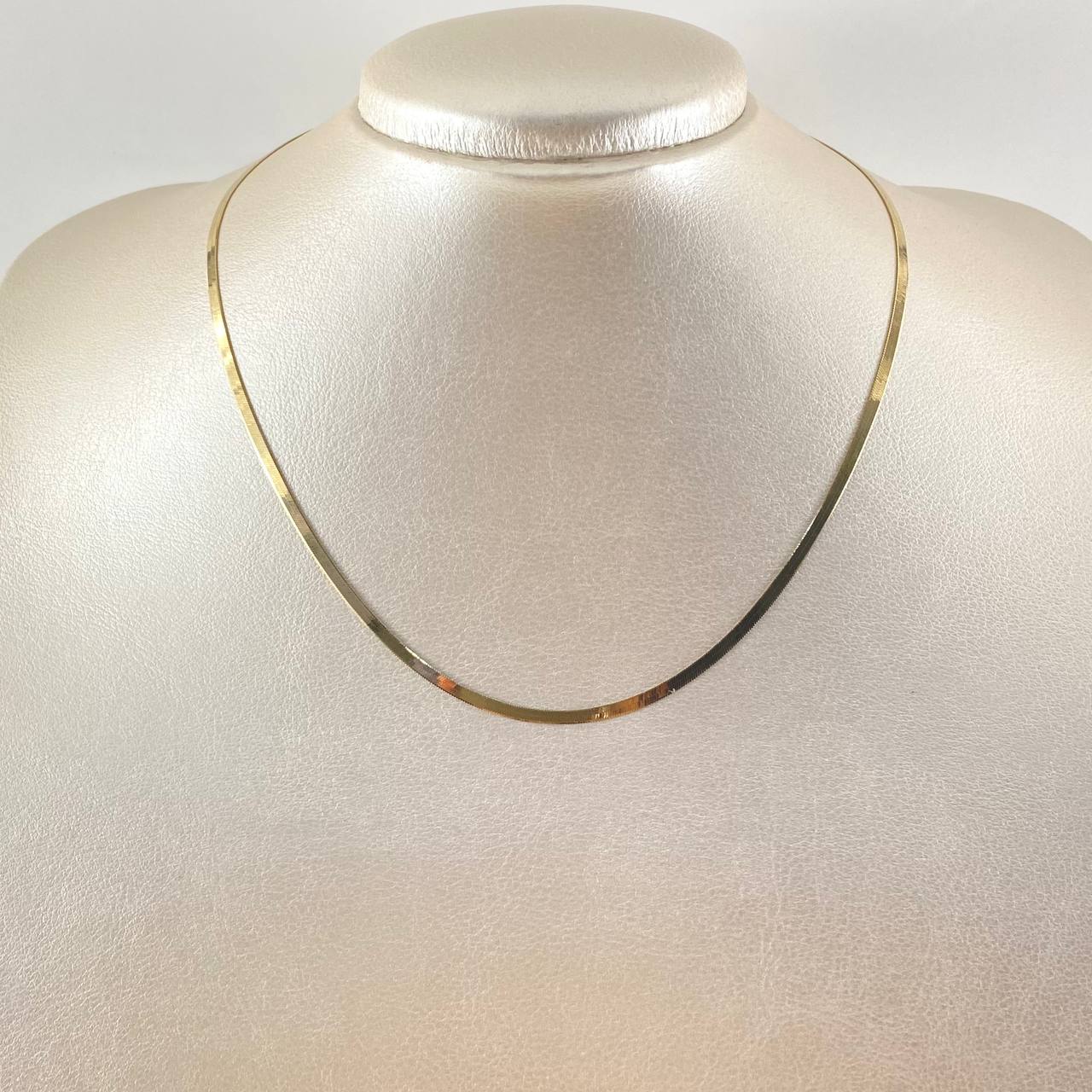 Cadena Espejo 4.05gr / 40cm / +3 Oro 18K