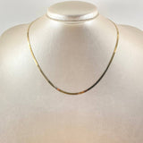 Cadena Espejo 4.05gr / 40cm / +3 Oro 18K