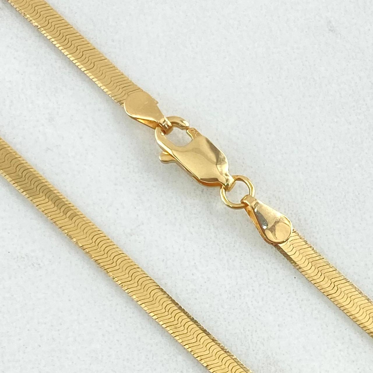 Cadena Espejo 5.6gr / 40cm / +3 Oro 18K