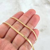 Cadena Espejo 5.6gr / 40cm / +3 Oro 18K