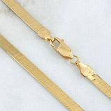 Cadena Espejo 7.6gr / 40cm / +3 Oro 18K