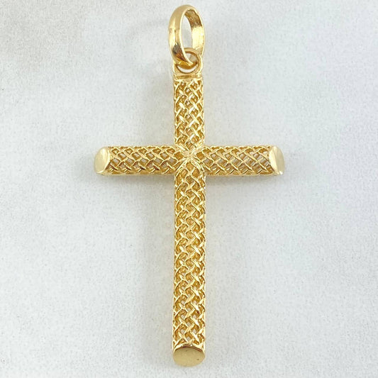 Dije Cruz Malla 3.55gr / 5cm / Oro 18K