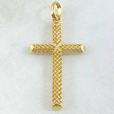 Dije Cruz Malla 3.55gr / 5cm / Oro 18K