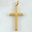 Dije Cruz Malla 1.7gr / 4cm / Oro 18K
