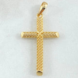Dije Cruz Malla 1.7gr / 4cm / Oro 18K
