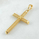 Dije Cruz Malla 1.7gr / 4cm / Oro 18K