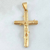 Dije Cruz Cristo 3.65gr / 4.3cm / Oro 18K
