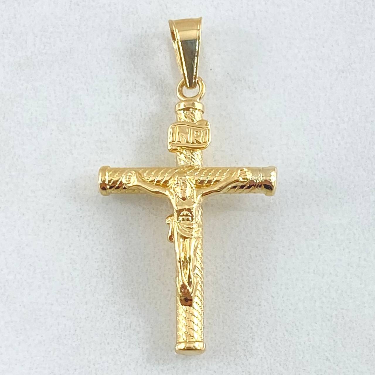 Dije Cruz Cristo 1.25gr / 3.5cm / Oro 18K