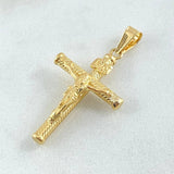 Dije Cruz Cristo 1.25gr / 3.5cm / Oro 18K