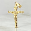 Dije Cruz Cristo 1.25gr / 3.5cm / Oro 18K