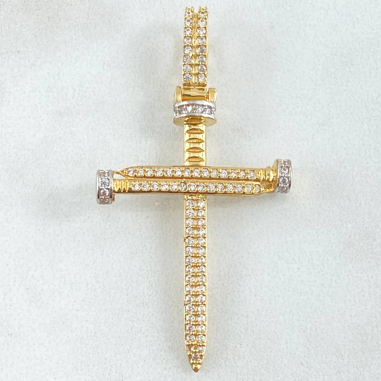 Dije Cruz Clavo 4.15gr / 4.7cm / Oro 18K