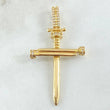 Dije Cruz Clavo 4.2gr / 4.7cm / Oro 18K