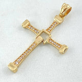 Dije Cruz Movil 2.35gr / 3.9cm / Oro 18K