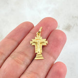 Dije Cruz Señor de Los Milagros 2.25gr / 2.7cm / Oro 18K