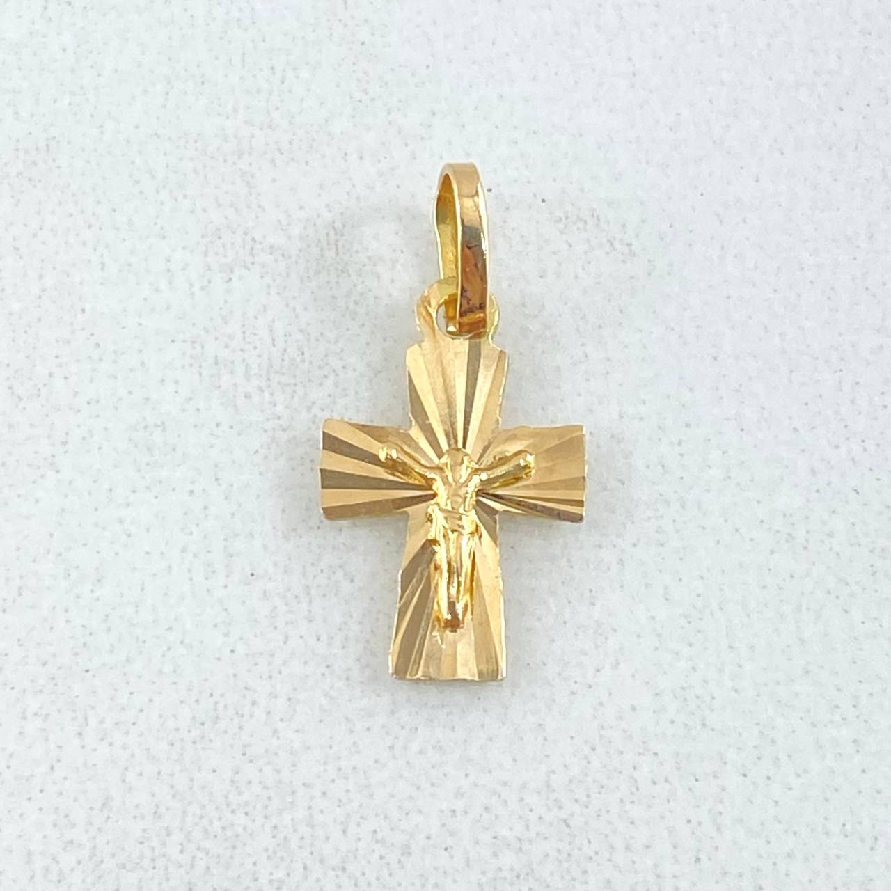 Dije Cruz Cristo 0.55gr / 1.7cm / Oro 18K