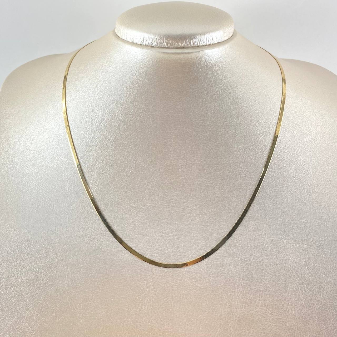 Cadena Espejo 4.25gr / 45cm / +3 Oro 18K