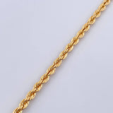 Pulso Lazo 5.05gr / 19.3cm / 4.1mm Oro Amarillo +3 18K &