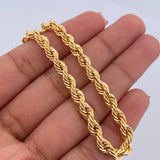 Pulso Lazo 5.05gr / 19.3cm / 4.1mm Oro Amarillo +3 18K &