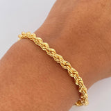 Pulso Lazo 5.05gr / 19.3cm / 4.1mm Oro Amarillo +3 18K &