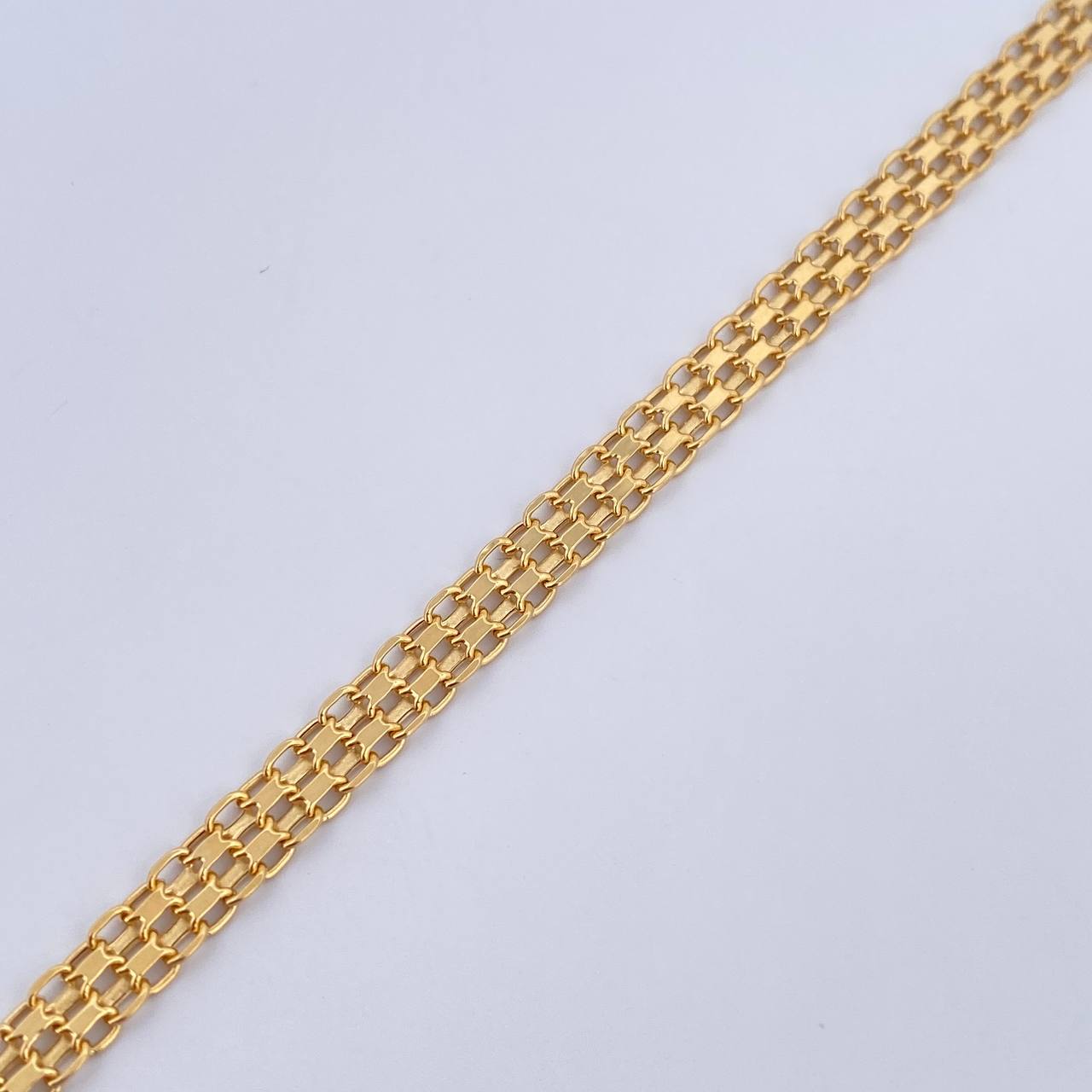 Pulso Chino 3.85gr / 20.6cm / 4.5mm Oro Amarillo +0 18K &