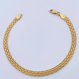 Pulso Chino 3.85gr / 20.6cm / 4.5mm Oro Amarillo +0 18K &