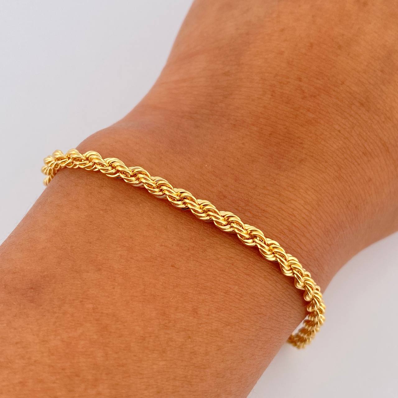 Pulso Lazo 3.1gr / 19cm / 3mm Oro Amarillo +3 18K &