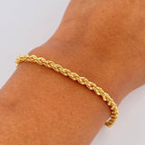 Pulso Lazo 3.1gr / 19cm / 3mm Oro Amarillo +3 18K &