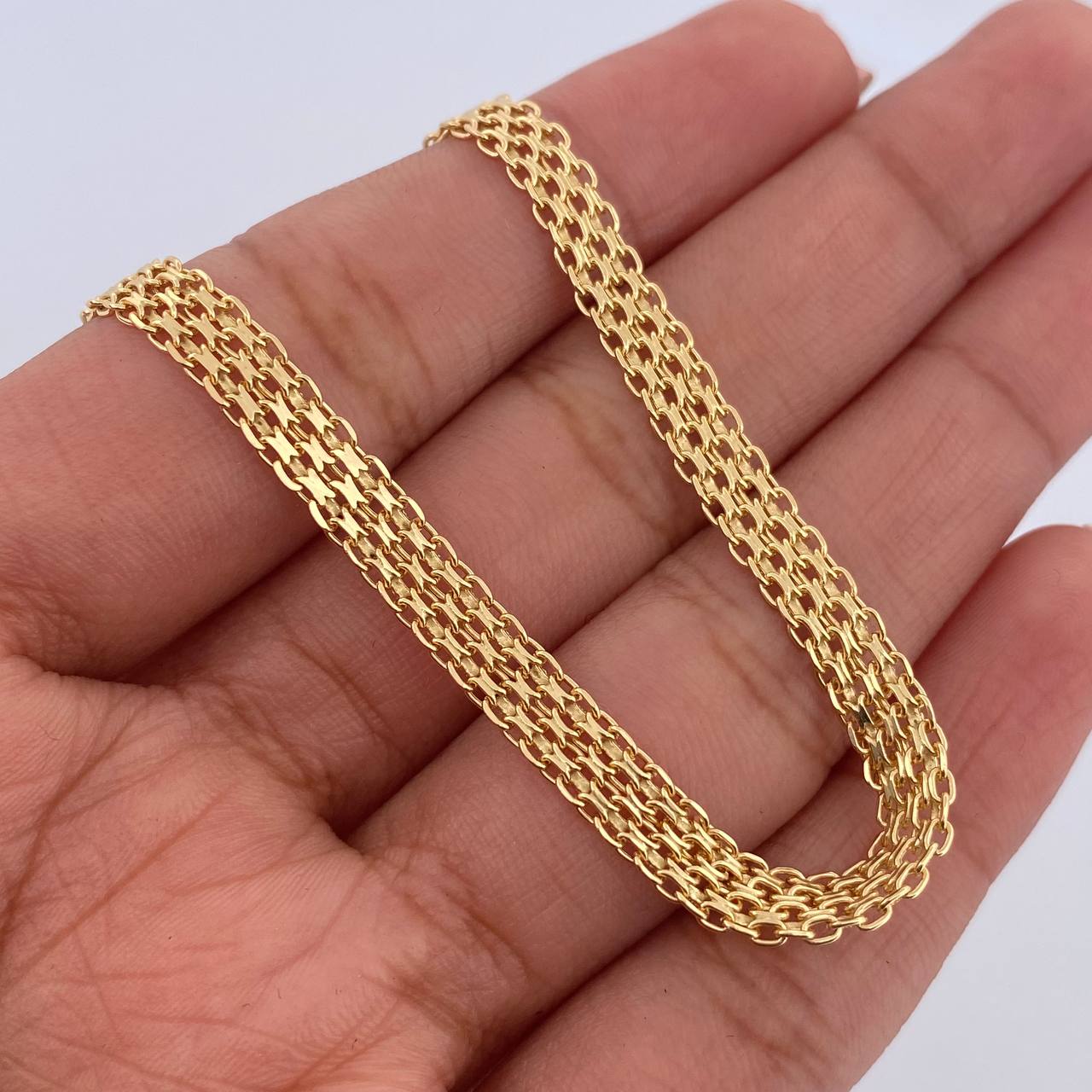 Pulso Chino 5.6gr / 19cm / 4.6mm Oro Amarillo +0 18K &