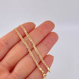 Cadena Escalera 4.8 g / 50 cm / 2.3 mm Oro Amarillo 18K