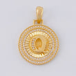 Dije Medalla Letra Q 4.65 g / 3 cm Oro Amarillo 18K