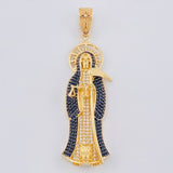 Dije Santa Muerte 15.4 g / 6.5 cm Oro Amarillo 18K