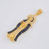 Dije Santa Muerte 15.4 g / 6.5 cm Oro Amarillo 18K