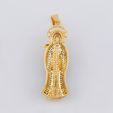 Dije Santa Muerte 15.4 g / 6.5 cm Oro Amarillo 18K