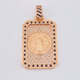 Dije Marco San Benito Movil 18.85 g / 6 cm Oro Rosa 18K