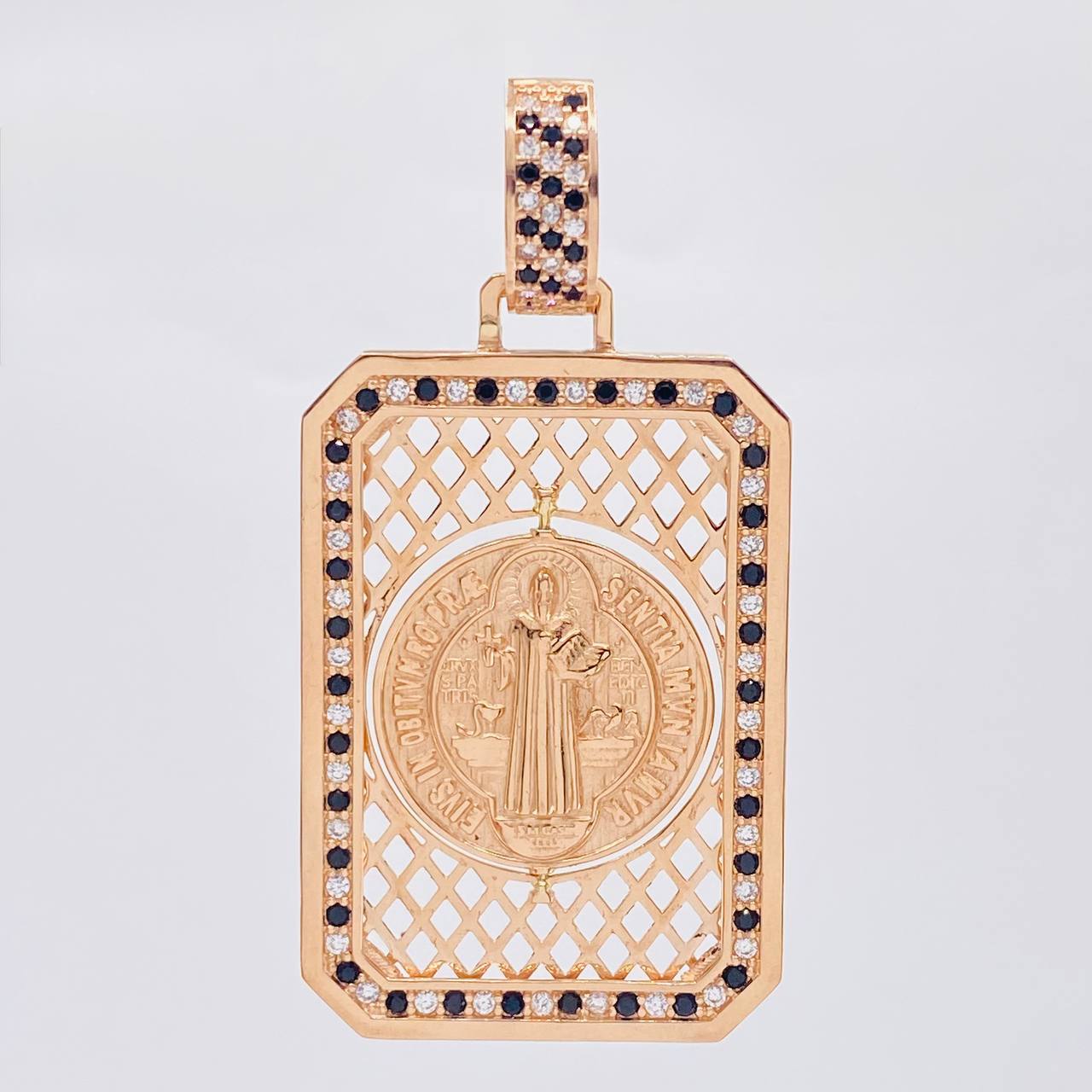 Dije Marco San Benito Movil 18.85 g / 6 cm Oro Rosa 18K