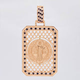 Dije Marco San Benito Movil 18.85 g / 6 cm Oro Rosa 18K