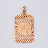 Dije Marco San Benito Movil 18.85 g / 6 cm Oro Rosa 18K